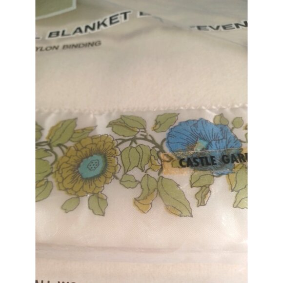 NEW! Vintage 1960s Forstmann Luxury Virgin Wool Twin Blanket by Stevens Fabrics - Picture 12 of 12